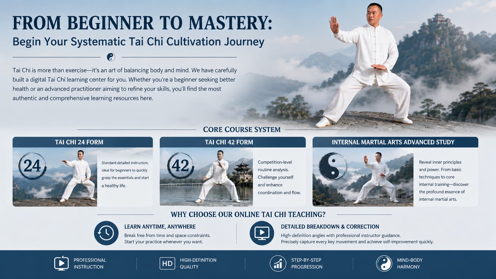 Systematic Tai Chi Practice Tour