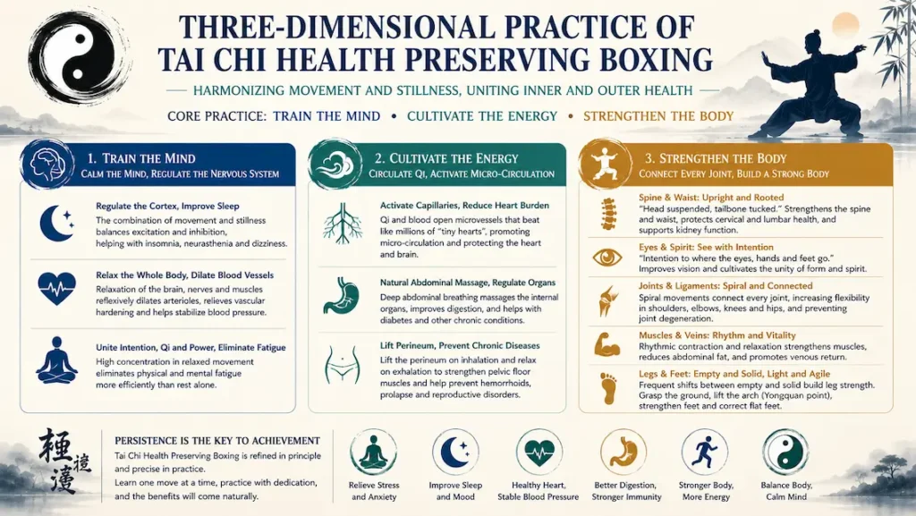 The “Three-Dimensional” Practice Method of Tai Chi Health Qigong