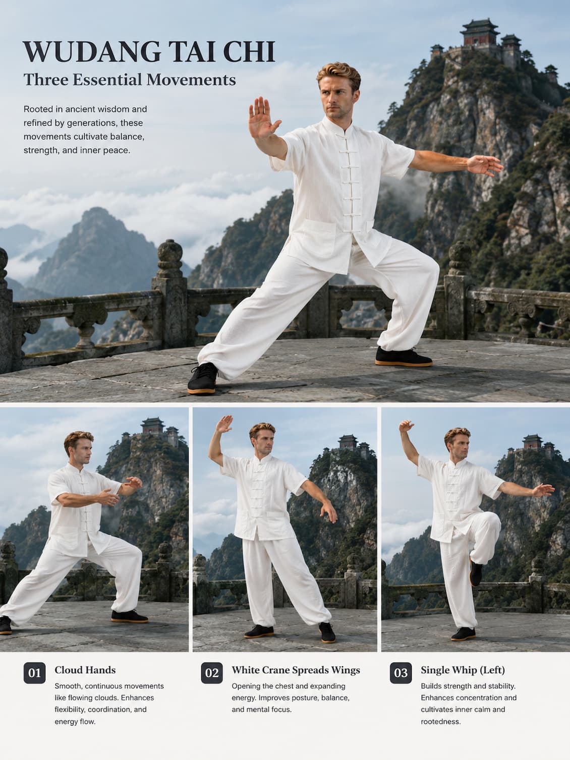 How the Tai Chi uniform looks when worn