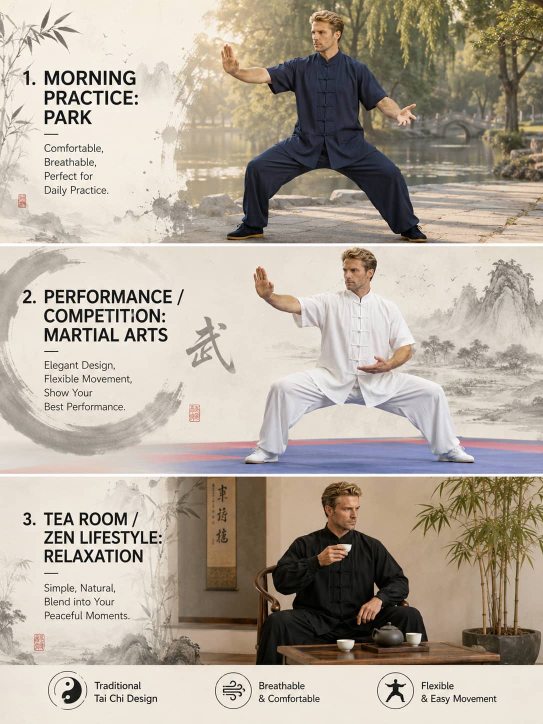 Uses of Tai Chi Attire