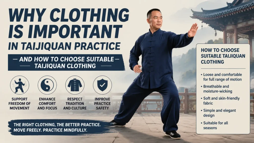 Why clothing is important in Taijiquan practice and how to choose suitable taichi clothing
