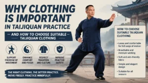 Why clothing is important in Taijiquan practice and how to choose suitable taichi clothing