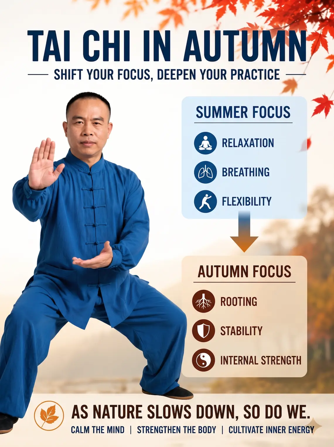 Autumn Tai Chi Training: Rooting, Stability & Internal Strength